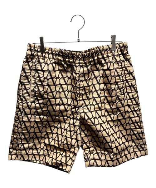 VALENTINO（ヴァレンティノ）VALENTINO (ヴァレンティノ) トワル イコノグラフ バミューダショーツ ベージュ サイズ:46の古着・服飾アイテム