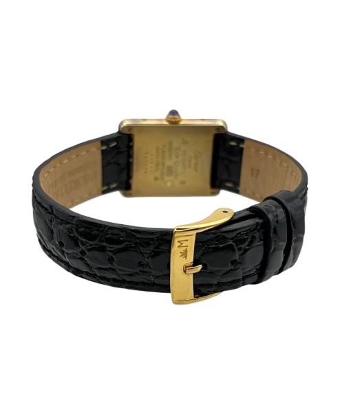 Cartier（カルティエ）Cartier (カルティエ) Must de Cartier Tank マスト ドゥ カルティエ タンク LM Ref.590005 23.5mm アイボリー文字盤 アイボリー サイズ:LM/23.5mm/15-19cmの古着・服飾アイテム