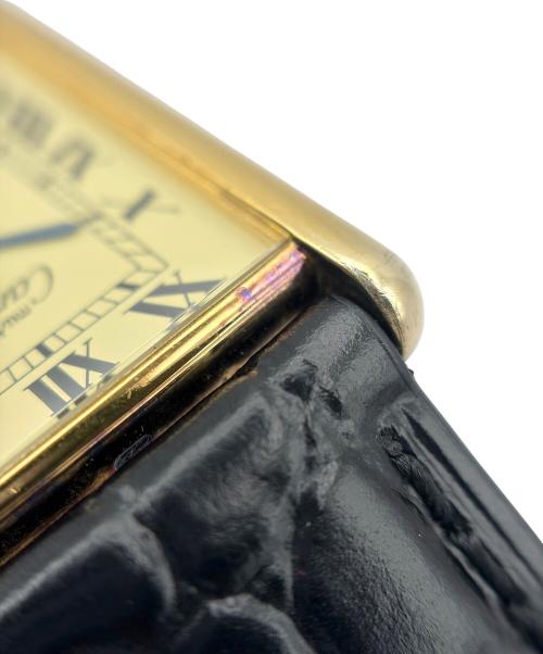 Cartier（カルティエ）Cartier (カルティエ) Must de Cartier Tank マスト ドゥ カルティエ タンク LM Ref.590005 23.5mm アイボリー文字盤 アイボリー サイズ:LM/23.5mm/15-19cmの古着・服飾アイテム