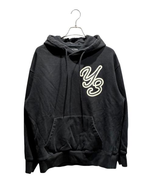 Y-3（ワイスリー）Y-3 (ワイスリー) GRAPHIC LOGO HOODIE ブラック サイズ:Mの古着・服飾アイテム