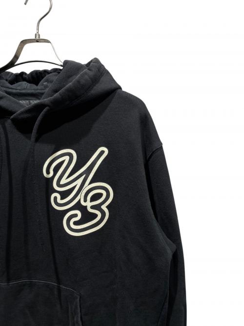 Y-3（ワイスリー）Y-3 (ワイスリー) GRAPHIC LOGO HOODIE ブラック サイズ:Mの古着・服飾アイテム