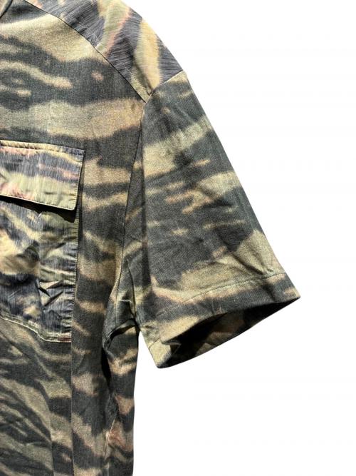 JIL SANDER（ジルサンダー）JIL SANDER (ジルサンダー) 異素材切替ポケットTシャツ ベージュ×ブラック サイズ:Sの古着・服飾アイテム
