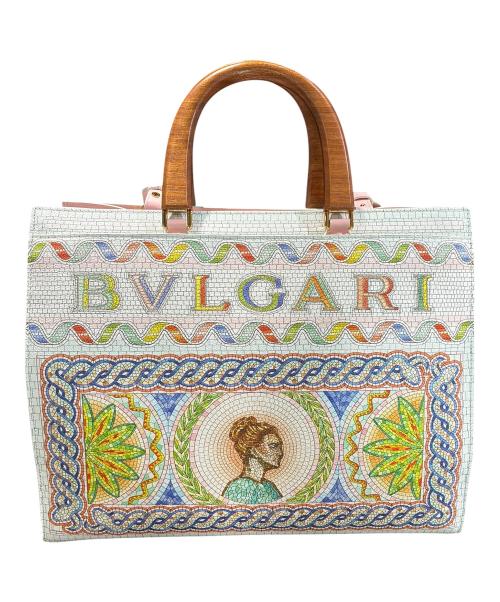 BVLGARI（ブルガリ）BVLGARI (ブルガリ) CASABLANCA (カサブランカ) トートバッグ ホワイト サイズ:-の古着・服飾アイテム