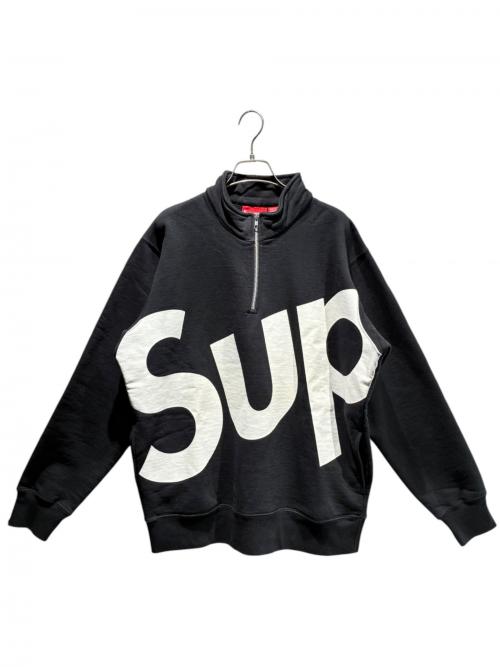 SUPREME（シュプリーム）SUPREME (シュプリーム) Half Zip Pullover ブラック サイズ:Lの古着・服飾アイテム