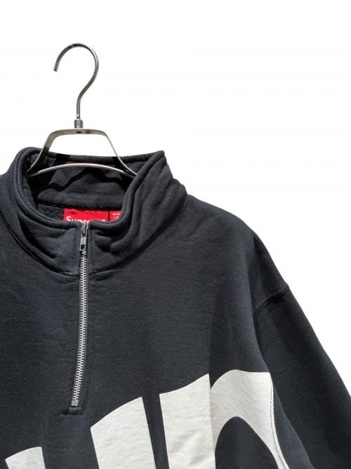 SUPREME（シュプリーム）SUPREME (シュプリーム) Half Zip Pullover ブラック サイズ:Lの古着・服飾アイテム