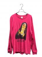 SUPREMEシュプリーム）の古着「Nun Long Sleeve Tee」｜ショッキングピンク
