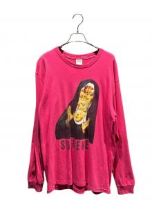 SUPREME（シュプリーム）の古着「Nun Long Sleeve Tee」｜ショッキングピンク