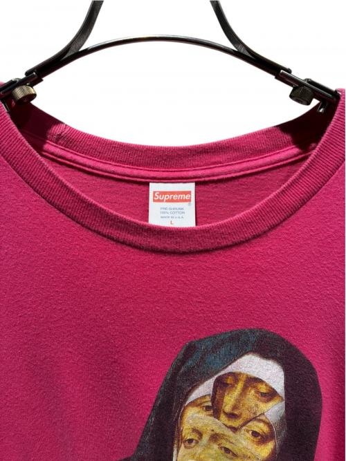 SUPREME（シュプリーム）SUPREME (シュプリーム) Nun Long Sleeve Tee ショッキングピンク サイズ:Lの古着・服飾アイテム