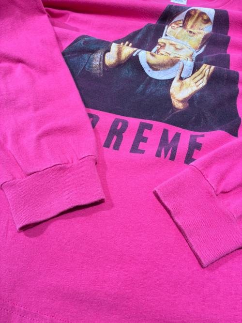 SUPREME（シュプリーム）SUPREME (シュプリーム) Nun Long Sleeve Tee ショッキングピンク サイズ:Lの古着・服飾アイテム