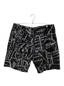 SUPREME（シュプリーム）の古着「Gonz Embroidered Map Sweatshort」｜ブラック