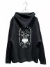 WTAPS (ダブルタップス) ロゴプリントパーカー ブラック サイズ:XL：12000円