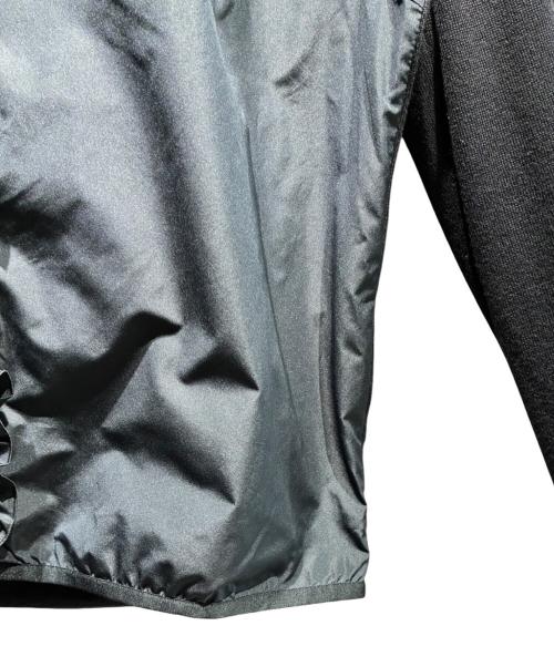 MONCLER（モンクレール）MONCLER (モンクレール) ナイロン切替ジップカーディガン ブラック サイズ:Lの古着・服飾アイテム