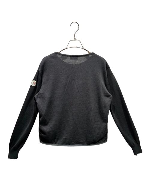 MONCLER（モンクレール）MONCLER (モンクレール) ナイロン切替ジップカーディガン ブラック サイズ:Lの古着・服飾アイテム