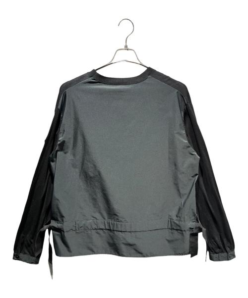 MONCLER（モンクレール）MONCLER (モンクレール) ニット切替カットソー ブラック サイズ:Lの古着・服飾アイテム