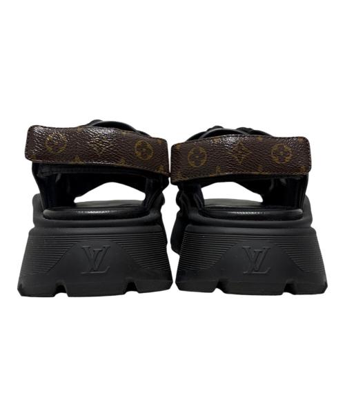 LOUIS VUITTON（ルイ ヴィトン）LOUIS VUITTON (ルイ ヴィトン) モノグラムカメレオン/サンダル ブラウン サイズ:36の古着・服飾アイテム