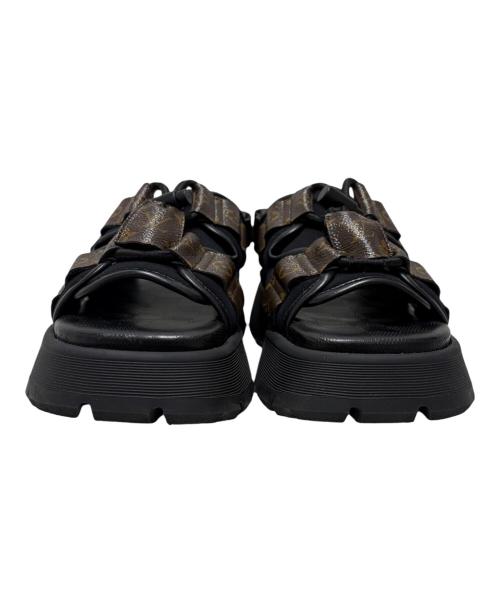 LOUIS VUITTON（ルイ ヴィトン）LOUIS VUITTON (ルイ ヴィトン) モノグラムカメレオン/サンダル ブラウン サイズ:36の古着・服飾アイテム