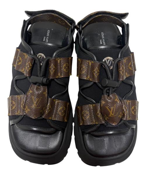 LOUIS VUITTON（ルイ ヴィトン）LOUIS VUITTON (ルイ ヴィトン) モノグラムカメレオン/サンダル ブラウン サイズ:36の古着・服飾アイテム