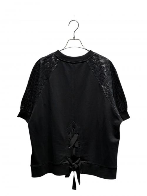 MONCLER（モンクレール）MONCLER (モンクレール) 半袖ニット ブラック サイズ:XL 未使用品の古着・服飾アイテム