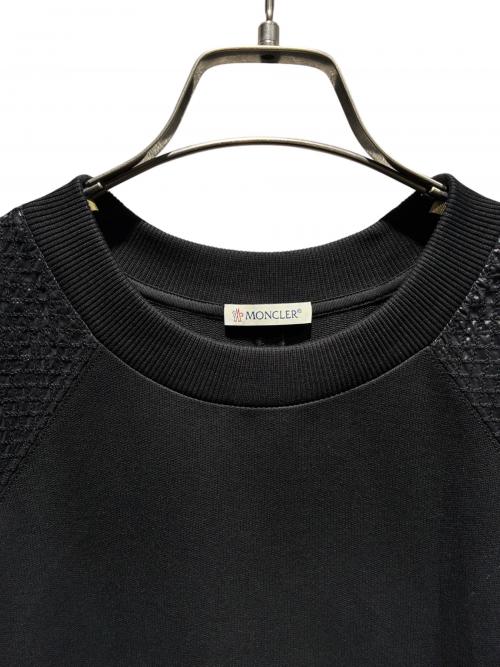 MONCLER（モンクレール）MONCLER (モンクレール) 半袖ニット ブラック サイズ:XL 未使用品の古着・服飾アイテム