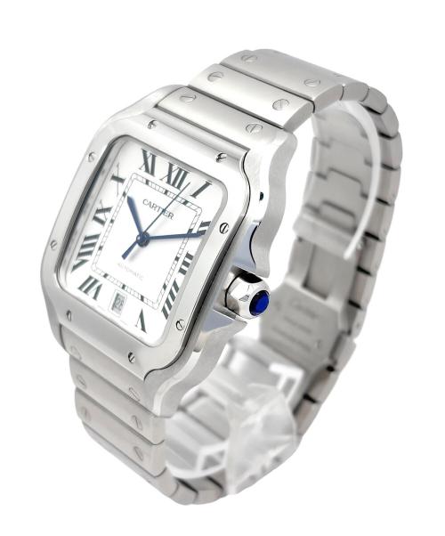 Cartier（カルティエ）Cartier (カルティエ) Santos de Cartier LM サントス ドゥ カルティエ LM Ref.WSSA0018 39.8mm シルバー文字盤 ホワイト サイズ:39.8mm/18cmの古着・服飾アイテム