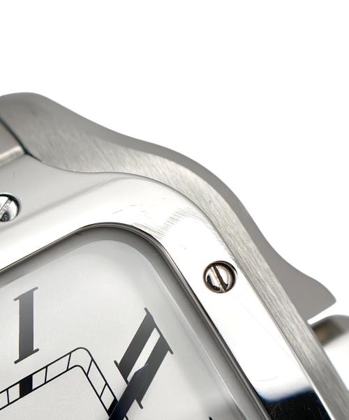 Cartier（カルティエ）Cartier (カルティエ) Santos de Cartier LM サントス ドゥ カルティエ LM Ref.WSSA0018 39.8mm シルバー文字盤 ホワイト サイズ:39.8mm/18cmの古着・服飾アイテム