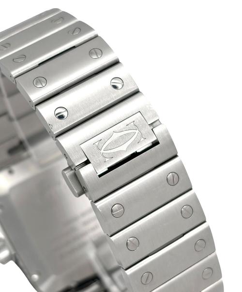 Cartier（カルティエ）Cartier (カルティエ) Santos de Cartier LM サントス ドゥ カルティエ LM Ref.WSSA0018 39.8mm シルバー文字盤 ホワイト サイズ:39.8mm/18cmの古着・服飾アイテム