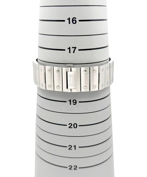 Cartier（カルティエ）Cartier (カルティエ) Santos de Cartier LM サントス ドゥ カルティエ LM Ref.WSSA0018 39.8mm シルバー文字盤 ホワイト サイズ:39.8mm/18cmの古着・服飾アイテム