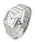 Cartier (カルティエ) Santos de Cartier LM サントス ドゥ カルティエ LM Ref.WSSA0018 39.8mm シルバー文字盤 ホワイト サイズ:39.8mm/18cm：1250000円