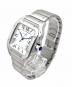 Cartier (カルティエ) Santos de Cartier LM サントス ドゥ カルティエ LM Ref.WSSA0018 39.8mm シルバー文字盤 ホワイト サイズ:39.8mm/18cm：1250000円