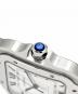 中古・古着 Cartier (カルティエ) Santos de Cartier LM サントス ドゥ カルティエ LM Ref.WSSA0018 39.8mm シルバー文字盤 ホワイト サイズ:39.8mm/18cm：1250000円