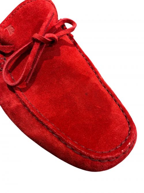TOD'S（トッズ）TOD'S (トッズ) ドライビングシューズ レッド サイズ:8 1/2の古着・服飾アイテム