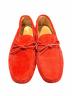TOD'S (トッズ) ドライビングシューズ レッド サイズ:8 1/2：15000円