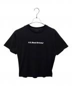 F.C.R.B.エフシーレアルブリストル）の古着「TEAM STAFF TEE/F.C.R.B./半袖Tシャツ/半袖カットソー/ブラック」｜ブラック