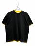 JIL SANDER（ジルサンダー）の古着「Double-layered T-shirt」｜ブラック×イエロー