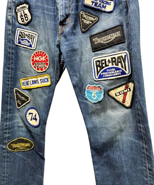 JUNYA WATANABE MAN（ジュンヤワタナベマン）JUNYA WATANABE MAN (ジュンヤワタナベマン) パッチワークデニムパンツ インディゴ サイズ:SIZE Sの古着・服飾アイテム