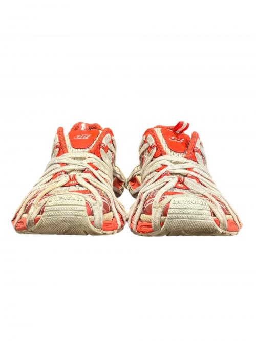 BALENCIAGA（バレンシアガ）BALENCIAGA (バレンシアガ) 3XL Sneaker EXTREME LACE ホワイト×オレンジ サイズ:26.5の古着・服飾アイテム