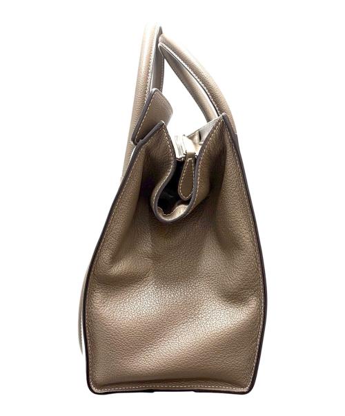 CELINE（セリーヌ）CELINE (セリーヌ) ミニラゲージハンドバッグ ベージュ サイズ:ミニの古着・服飾アイテム