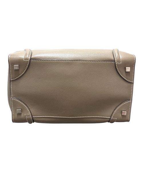 CELINE（セリーヌ）CELINE (セリーヌ) ミニラゲージハンドバッグ ベージュ サイズ:ミニの古着・服飾アイテム