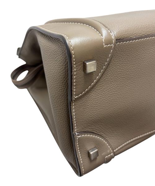 CELINE（セリーヌ）CELINE (セリーヌ) ミニラゲージハンドバッグ ベージュ サイズ:ミニの古着・服飾アイテム