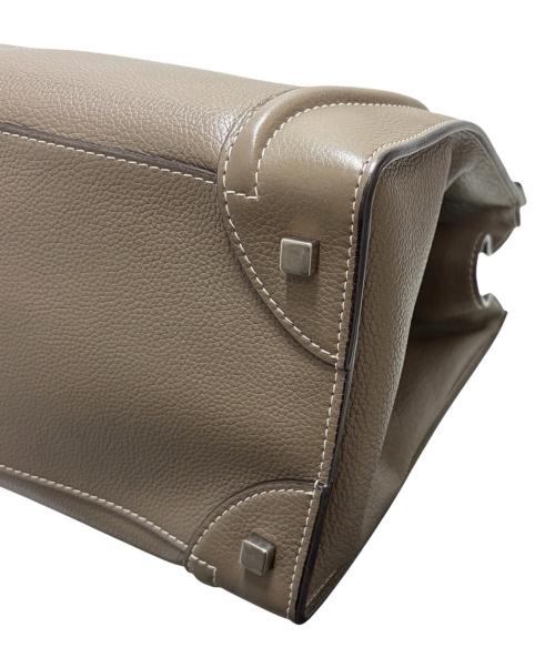 CELINE（セリーヌ）CELINE (セリーヌ) ミニラゲージハンドバッグ ベージュ サイズ:ミニの古着・服飾アイテム