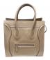 CELINE（セリーヌ）の古着「ミニラゲージハンドバッグ」｜ベージュ