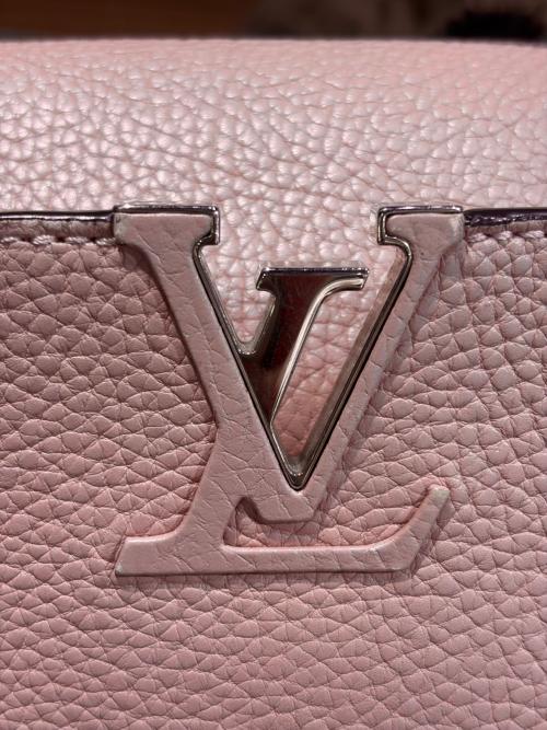 LOUIS VUITTON（ルイ ヴィトン）LOUIS VUITTON (ルイ ヴィトン) カプシーヌBB トリヨンレザー ショルダーバッグ ピンク サイズ:BBの古着・服飾アイテム