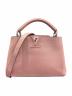 LOUIS VUITTON（ルイ ヴィトン）の古着「カプシーヌBB トリヨンレザー ショルダーバッグ」｜ピンク