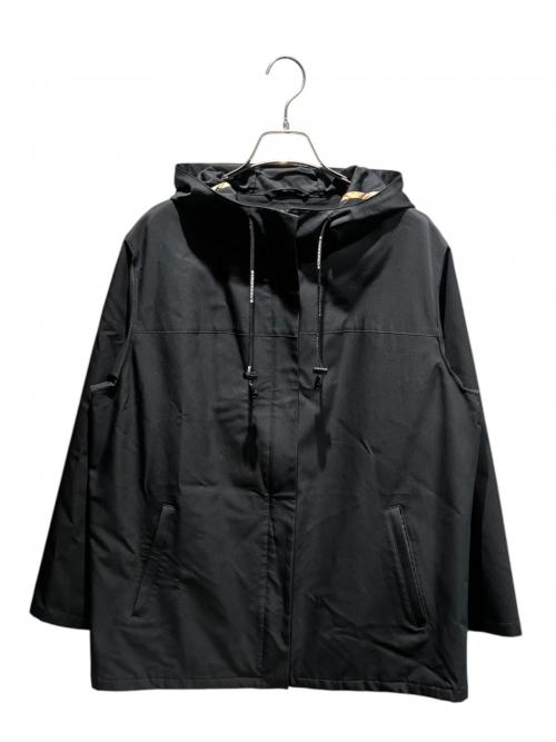 Burberry's（バーバリーズ）Burberry's (バーバリーズ) フーデッドジャケット ブラック サイズ:13の古着・服飾アイテム