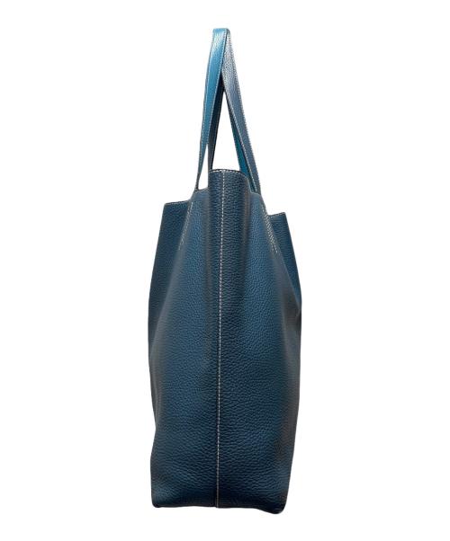 HERMES（エルメス）HERMES (エルメス) ドゥブルセンス36 リバーシブルトートバッグ Double Sens 36/トリヨンクレマンス/ネイビー×ブルー/▢Q刻印：2013年製造 ネイビー×ブルー サイズ:36の古着・服飾アイテム