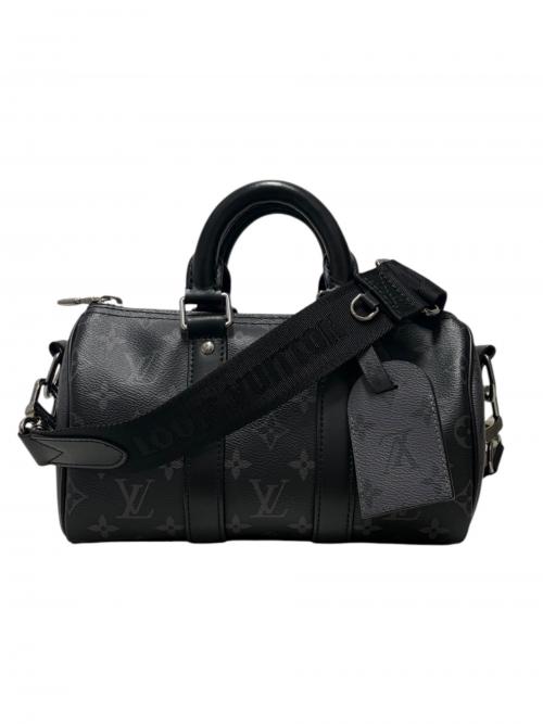 LOUIS VUITTON（ルイ ヴィトン）LOUIS VUITTON (ルイ ヴィトン) キーポル・バンドリエール25/2WAYバッグ ブラック サイズ:25の古着・服飾アイテム