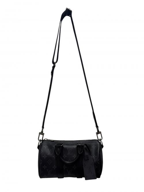 LOUIS VUITTON（ルイ ヴィトン）LOUIS VUITTON (ルイ ヴィトン) キーポル・バンドリエール25/2WAYバッグ ブラック サイズ:25の古着・服飾アイテム
