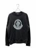 MONCLER（モンクレール）の古着「ロゴプリントトレーナー」｜ブラック