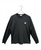 MONCLERモンクレール）の古着「ロングスリーブロゴTシャツ」｜ブラック