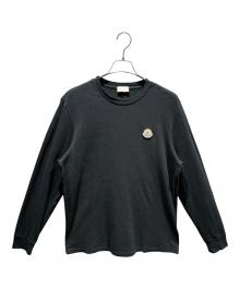 MONCLER（モンクレール）の古着「ロングスリーブロゴTシャツ」｜ブラック